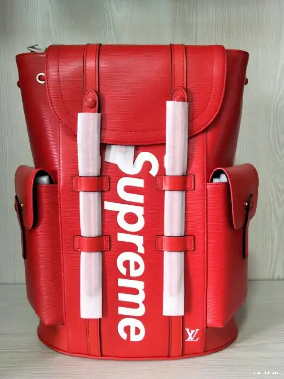 Cheap backpack Supreme Vuitton Louis 0529